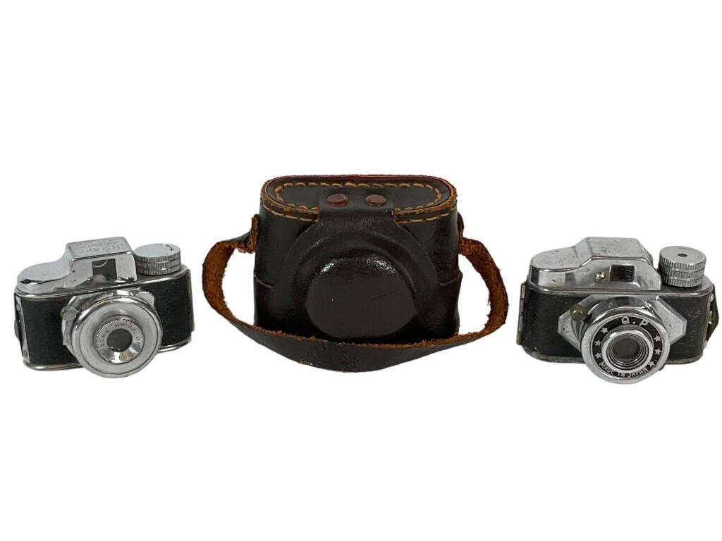 2 Vintage Mini Pocket Cameras