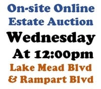 WELCOME TO OUR WED. @12pm ONLINE PUBLIC AUCTION
