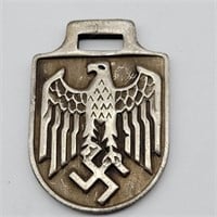 RZ SIGNED GERMANY THIRD REICH MEDALLION FOB ?