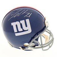 Autographed Landon Collins Giants Helmet