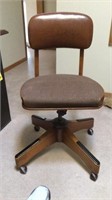 Solid Wood/Leather/Upholster Office Chair