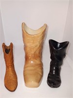 Ceramic Cowboy Boots