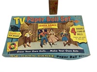 TV Barn Dance paper doll set (could be incomplete)