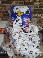 SNOOPY BED SHEETS, PILLOW CASES, PILLOWS & MORE