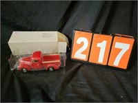 1940 DIECAST 1:24 SCALE RED FORD PICKUP TRUCK