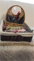 Basket of Gardening Tools, Gloves, apron