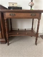 Vintage Wooden Table w/drawer