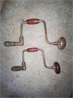 2 Vintage Drill Braces