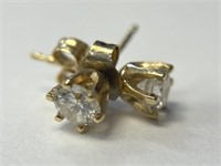 14K Diamond Stud Earrings, 2/5 ctw.