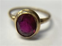 Vintage 10K Ruby Ring