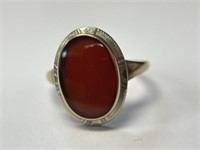14K Vintage Carnelian Ring