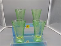Four Uranium Glasses