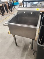 S/S 1 COMPARTMENT SINK 27" X 25" X 41"
