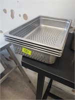 S/S PERFORATED PANS 13" X 4"