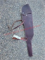 Leather Sheepskin Lined Rifle Saddle