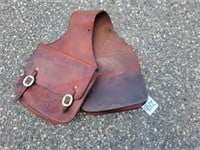 Nice Full Size Leather Saddle Bags