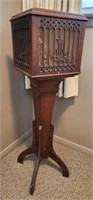 Antique Plant Stand  14"×14"×46" tall