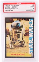 1977 STAR WARS R2-T2 WONDER BREAD CARD PSA 9