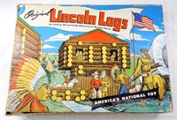 LINCOLN LOG KIT in ORIGINAL BOX