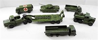 7 pc DINKY TOY ARMY VEHICLE LOT