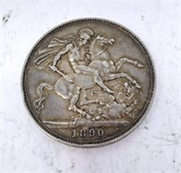 1890 Victoria D.G. Britt Reg. F.D. Coin