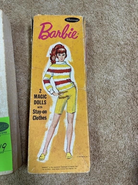 Vintage Barbie Magic Doll w/clothes & Paper Dolls