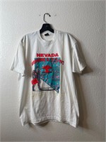 Vintage Nevada Glowing & Growing Atomic Bomb Shirt