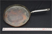 M.C. STAMPED COPPER FRYING PAN