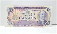 1971 Canada $10 Bill