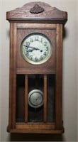 Vintage Wood Case Wall Clock