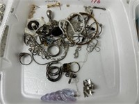 28 Pieces of Sterling Silver Jewelry