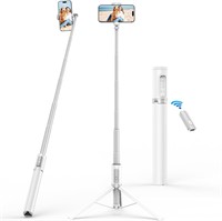 NEW $37 Bluetooth 62" Selfie Stick Tripod w/Remote