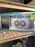 Wind Mere Window Fan Twin 8