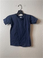 Vintage Youth Navy Blue Single Stitch Shirt
