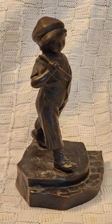 Bronze signed 8" tall