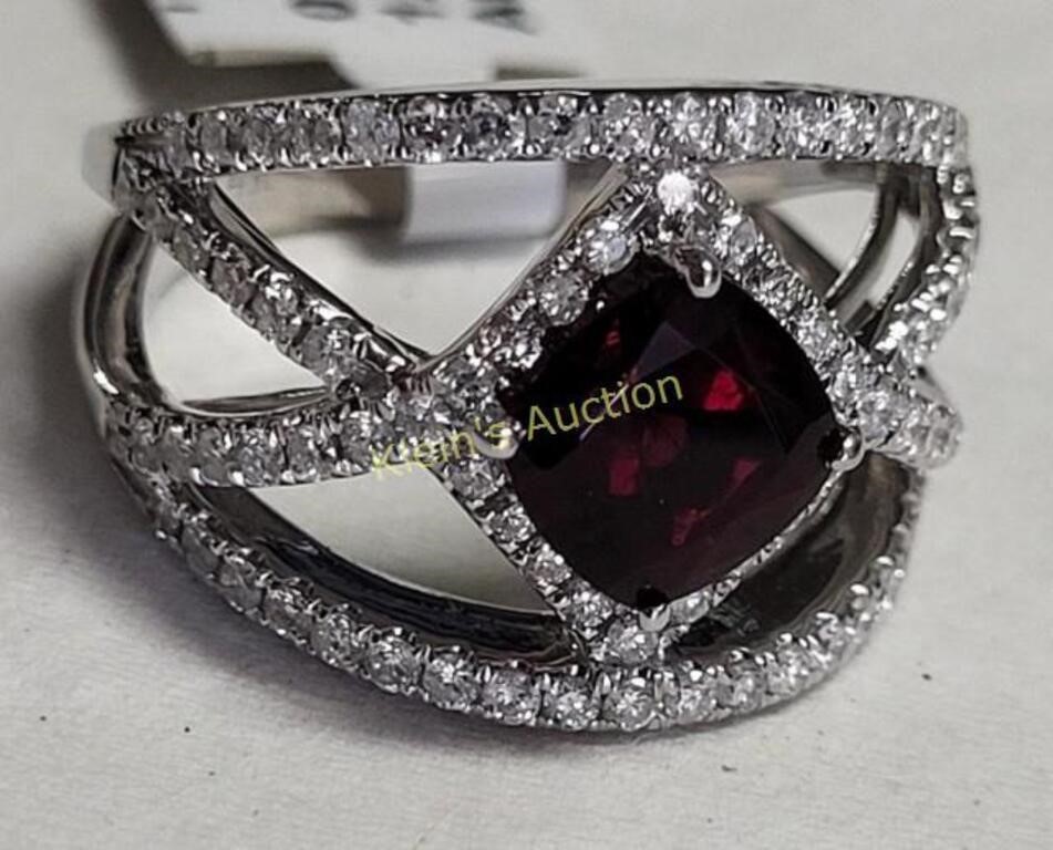 14K Tourmaline & Diamond Ring W/Appraisal
