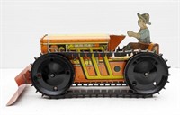 TIN WIND UP MARX TRACTOR & PLOW