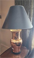Gold & Black Table Lamp 32" tall