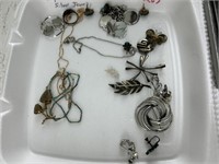 15 Pieces of Sterling Silver Jewelry