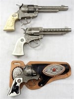 (3) COWBAY CAP GUNS - PONY BOY,