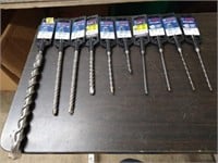 10 BOSCH Assorted Masonry Drill Bits.