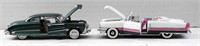 (2) FRANKLIN MINT PRECISION MODEL CARS