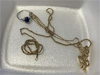 4 Pieces of 14K Jewelry