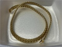 14K Weave Necklace