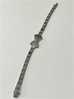 10K Filigree Diamond Bracelet