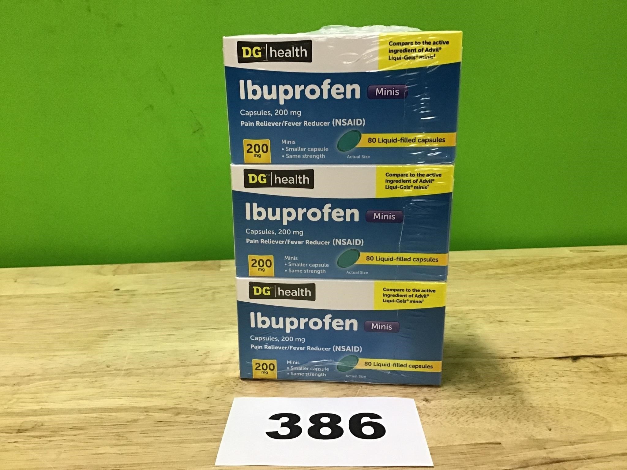 Ibuprofen Minis lot of 3