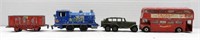 (4) DINKY TOYS ANTIQUE TOY CARS