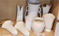 Grouping of Creme Ceramic Ware