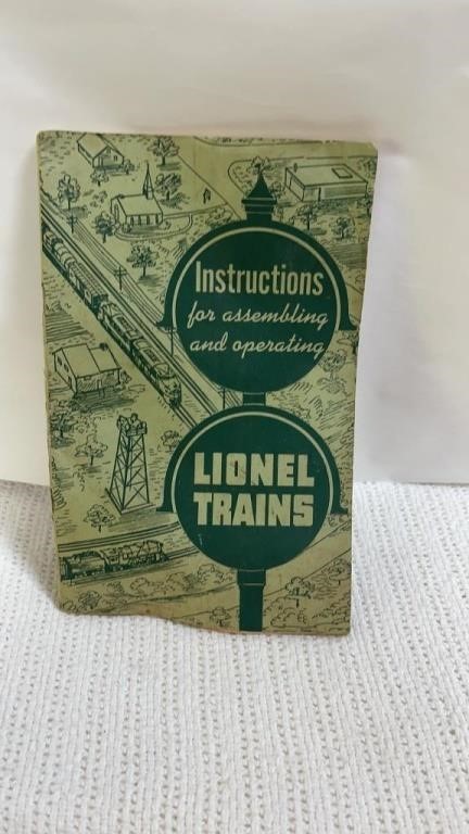 Lionel train instructions book
