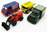 (4) Vintage Replica Toy Cars; Tonka, Tootsie Toy,